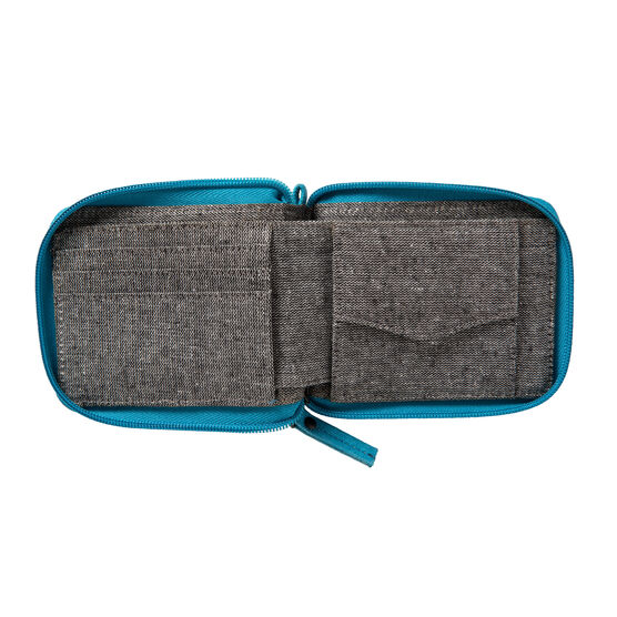 Blue wallet